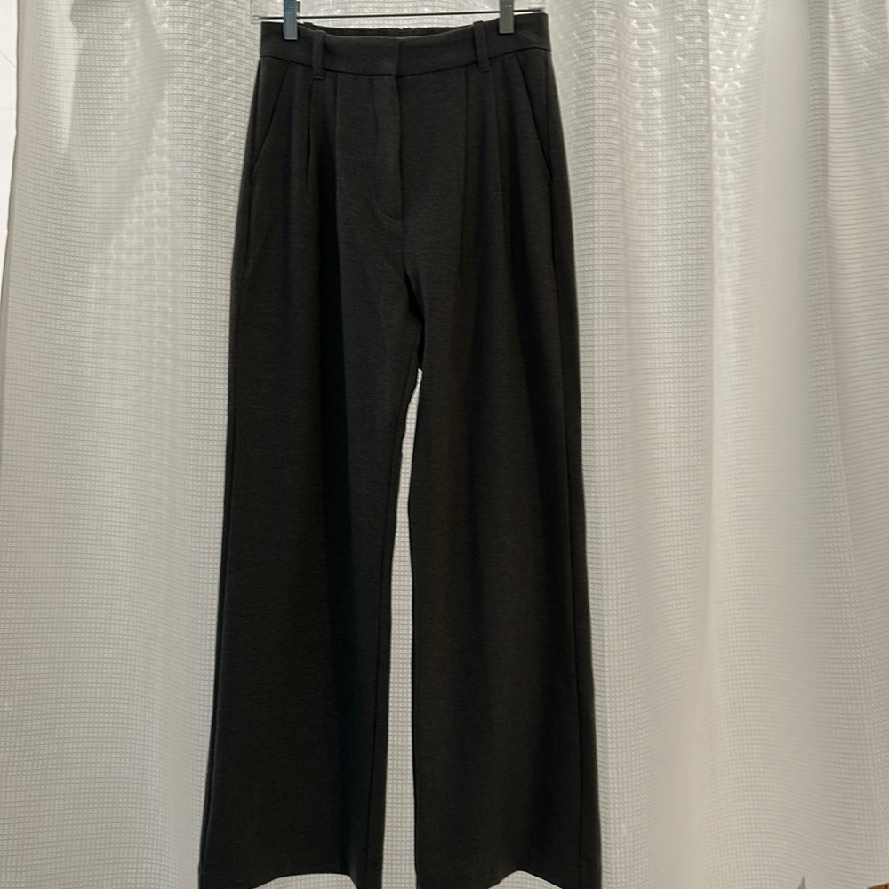 Abercrombie wool like wide leg trousers